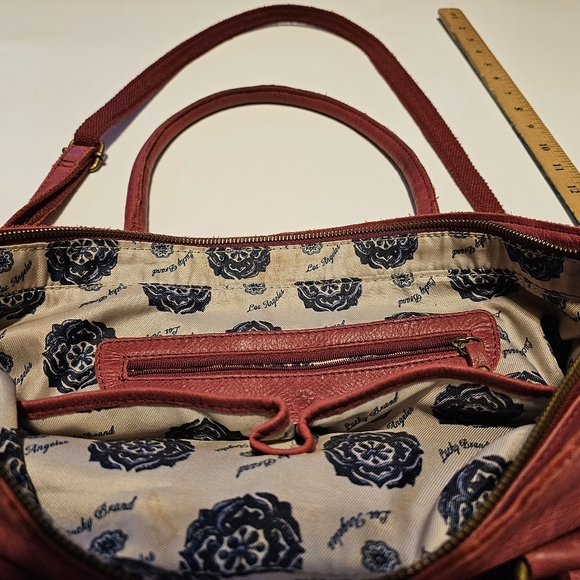 Lucky Brand red wine crossbody. - Picture 16 of 16